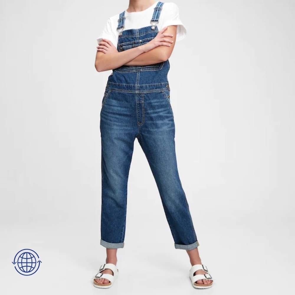 Gap Slouchy Overalls NWT